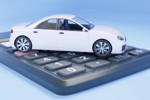 Modellino auto calcolatrice